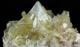 Yellow Barite Crystal Cluster - Peru #64139-2